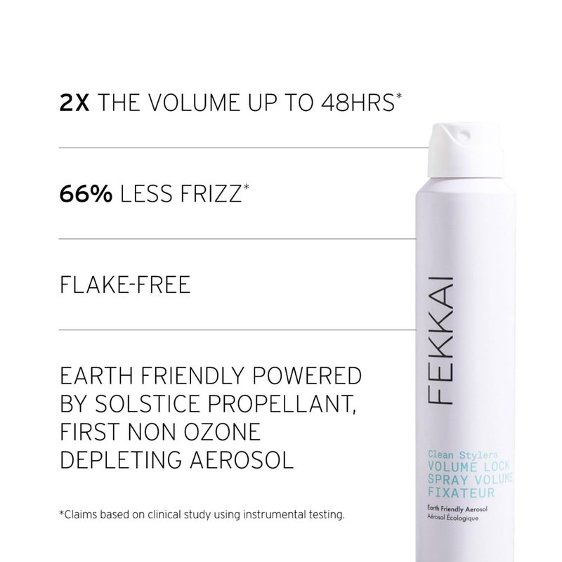 Fekkai Clean Stylers Volumizing Hairspray - 7 oz - Provides 72HR Humidity Resistance & 2X Volume - Free of Sulfates, Parabens, Phthalates - Vegan, Cruelty-Free - Image 5