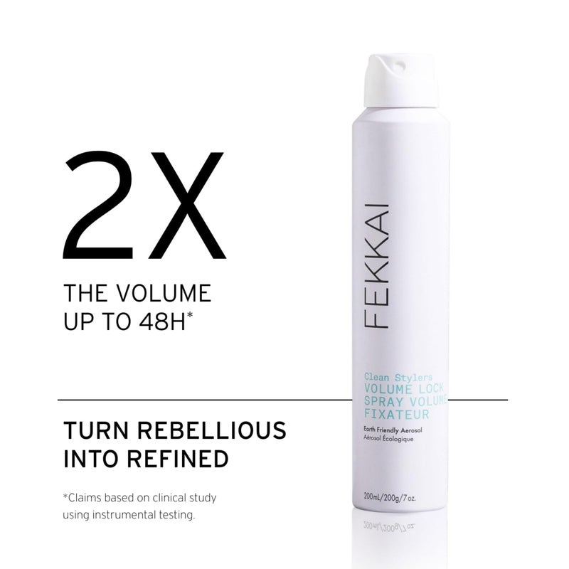 Fekkai Clean Stylers Volumizing Hairspray - 7 oz - Provides 72HR Humidity Resistance & 2X Volume - Free of Sulfates, Parabens, Phthalates - Vegan, Cruelty-Free - Image 2