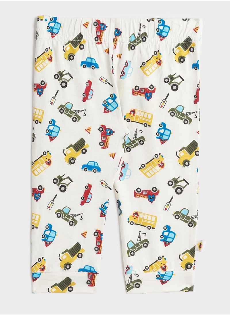 Cheekee Munkee - Kids 2 Pack Printed Leggings - Image 1