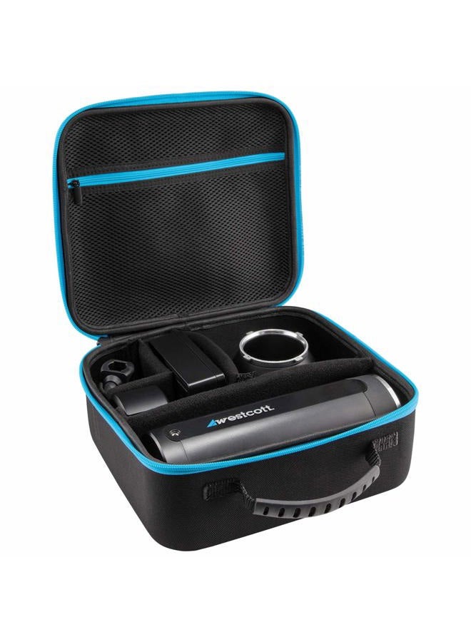 Westcott FJ200 Round Head Pocket Strobe with 1.3 sec. Recycle Time, TTL, HSS and Includes Tilter Bracket, 30-Degree Honeycomb Grid with Gel Clip and Travel Case - Image 3