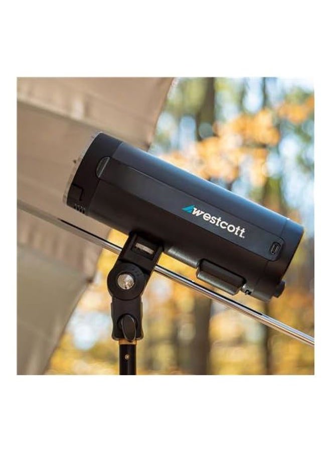 Westcott FJ200 Round Head Pocket Strobe with 1.3 sec. Recycle Time, TTL, HSS and Includes Tilter Bracket, 30-Degree Honeycomb Grid with Gel Clip and Travel Case - Image 2