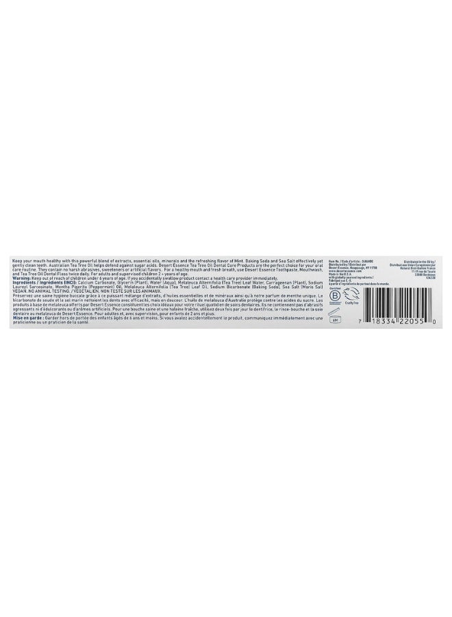 DESERT ESSENCE TEA TREE OIL MINT Fluoride-free Toothpaste 176G - Image 2
