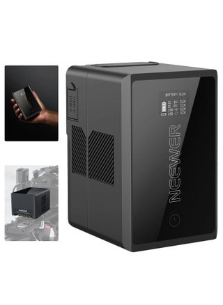NEEWER V Mount Battery PS150E Supports 100W PD USB C Fast Charging, 10350mAh 150Wh 14.54V, with D Tap/USB C/USB A/BP/Dual DC Ports/OLED Screen, V Lock Battery for Camera Camcorder Monitor Video Light - pzsku/ZCB23847B158BC75BEC1DZ/45/_/1733405322/f6817e6d-6254-4992-9d0d-3920702dd217
