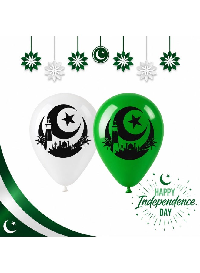 Pakistan Independence Day Latex Balloons - Ideal for Decorating Parties, Schools, and Celebrations - Perfect Souvenir and Party Favor for Independence Day - Image 2