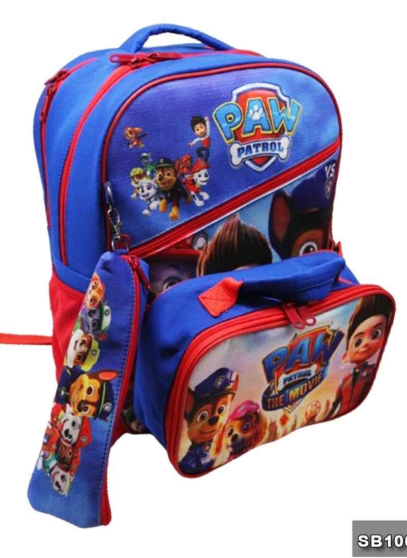 Gharibo Bags School backpack with lunch bag Size 15 Paw Patrol  - Image 2