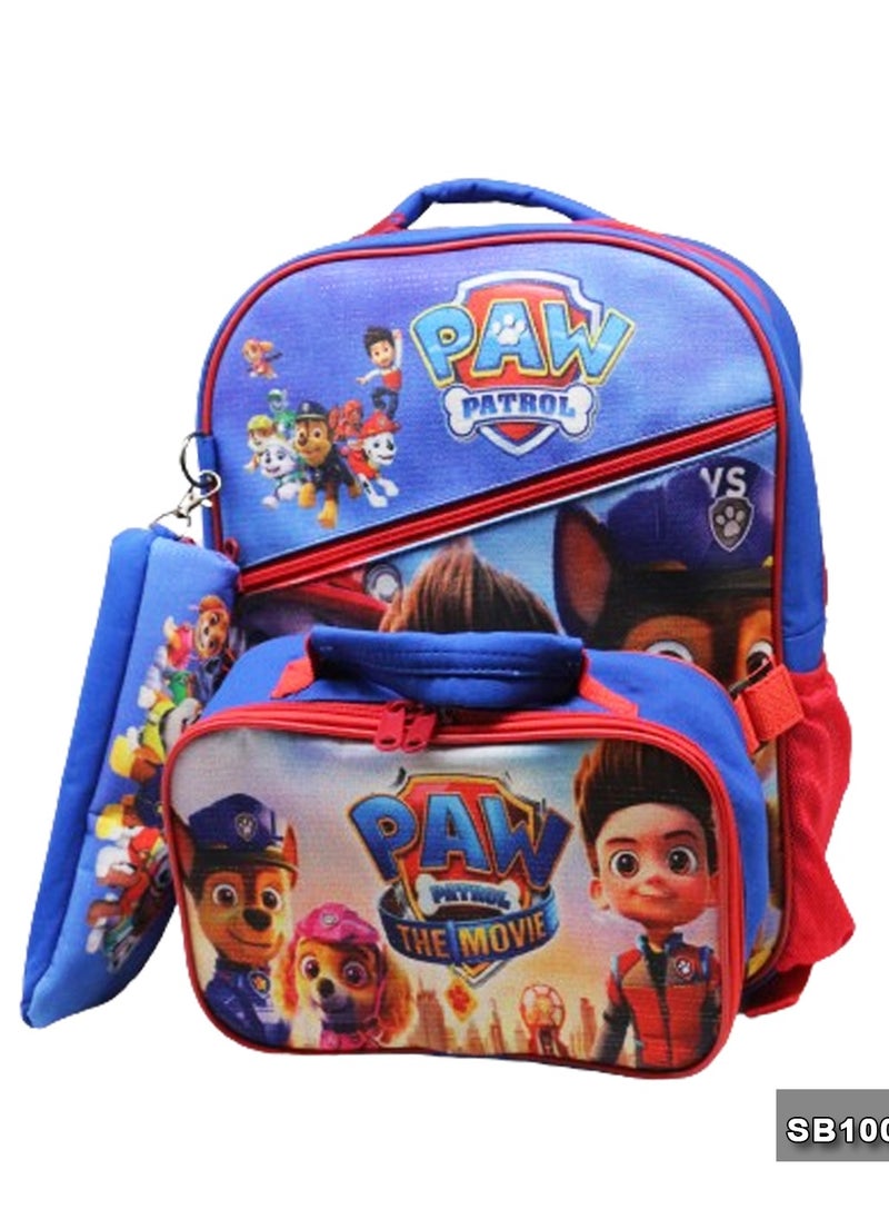 Gharibo Bags School backpack with lunch bag Size 15 Paw Patrol  - Image 1