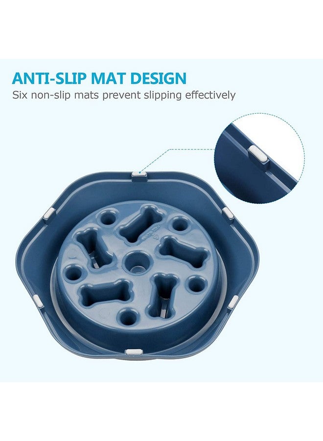 Anti-Chocking Slow Feeding Dog Bowl, Interactive Bloat Stop Bowl Dishes Non-Slide Dog Lick Treat Bowl | Dog Puzzle Bowl (Color As Per Available) - Pack Of 1 - Image 3