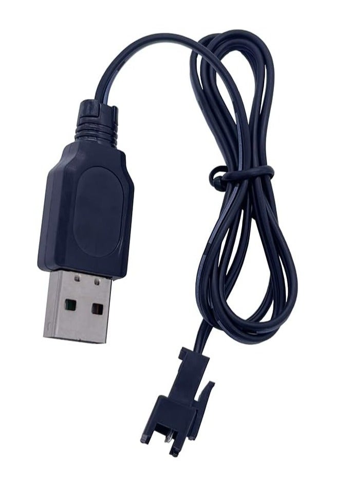 CE 3.7V 500mAh 14500 Rechargeable Li-ion Battery SM-2P Joint with USB Charger - Image 2