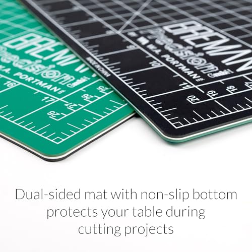 W.A. Portman WA Portman Self Healing Cutting Mat & Rotary Cutter for Fabric Set – 9x12 Sewing Cutting Mats for Crafts with 45mm Fabric Cutter Wheel & 5 Rotary Blades – Quilting & Sewing Supplies Kit - Image 5