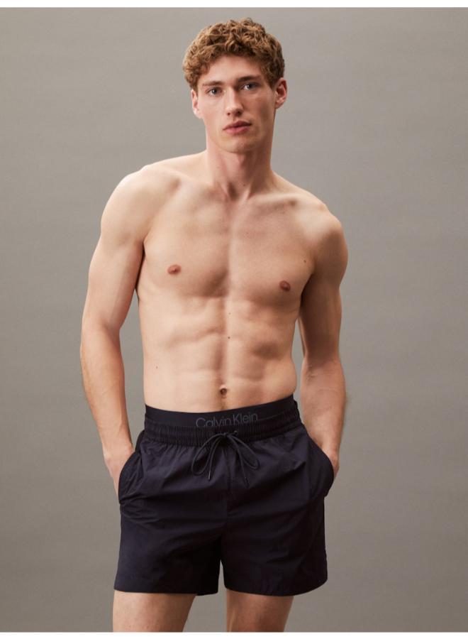 CALVIN KLEIN Logo Band Drawstring Swim Shorts  - Image 1