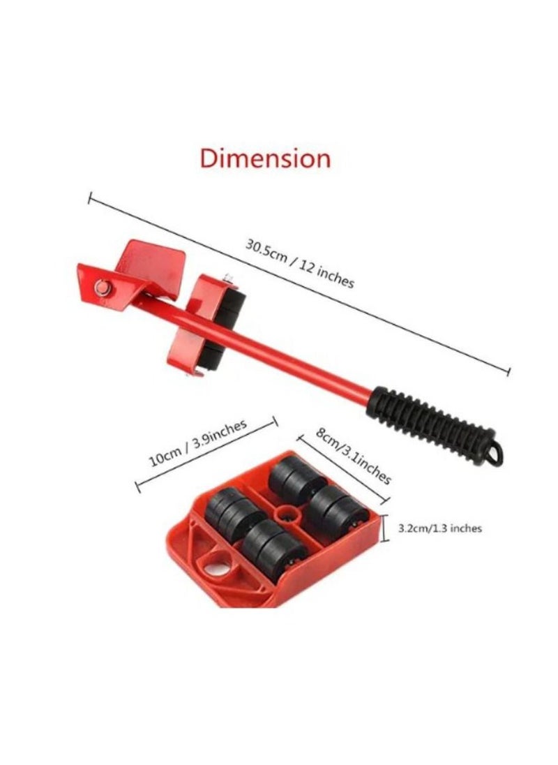 Yuwell - Portable Heavy Duty Furniture Mover Lifter with Sliders Furniture Shifting Tool Suitable For Washing Machines, Sofas Adjustable Height Universal Portable Transport Lifter Household Hand Mover - Image 1
