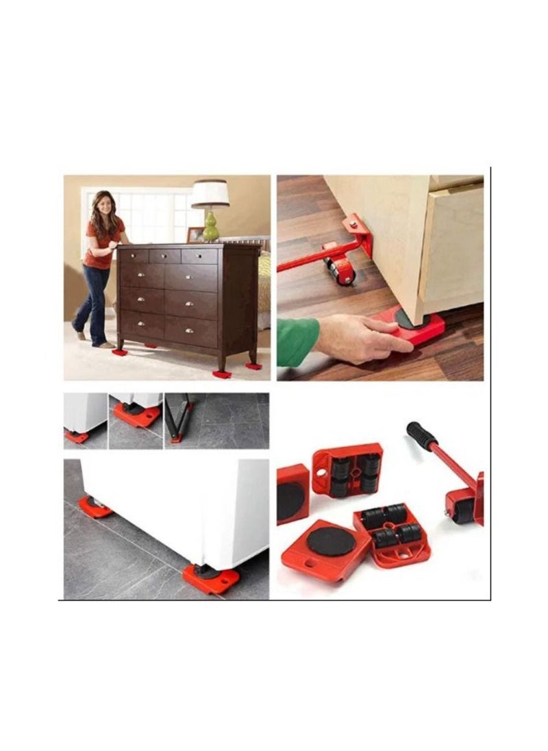 Yuwell - Portable Heavy Duty Furniture Mover Lifter with Sliders Furniture Shifting Tool Suitable For Washing Machines, Sofas Adjustable Height Universal Portable Transport Lifter Household Hand Mover - Image 1