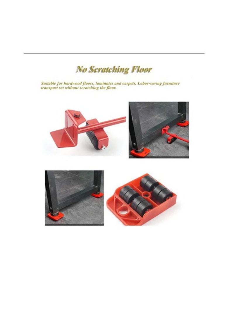 Yuwell - Portable Heavy Duty Furniture Mover Lifter with Sliders Furniture Shifting Tool Suitable For Washing Machines, Sofas Adjustable Height Universal Portable Transport Lifter Household Hand Mover - Image 1