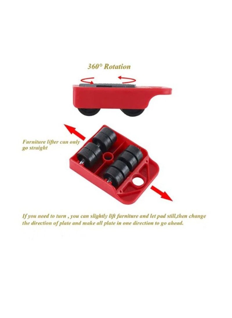 Yuwell - Portable Heavy Duty Furniture Mover Lifter with Sliders Furniture Shifting Tool Suitable For Washing Machines, Sofas Adjustable Height Universal Portable Transport Lifter Household Hand Mover - Image 1