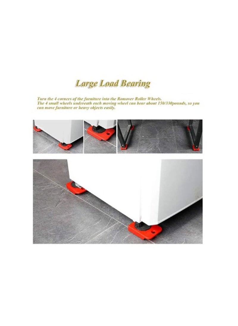 Yuwell - Portable Heavy Duty Furniture Mover Lifter with Sliders Furniture Shifting Tool Suitable For Washing Machines, Sofas Adjustable Height Universal Portable Transport Lifter Household Hand Mover - Image 1