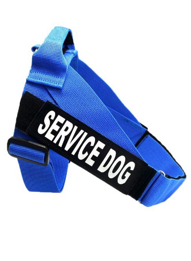 NIBEMINENT Adjustable Service Dog Vest Harness Blue/Black M