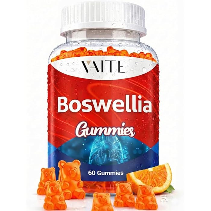 VAITE Boswellia Serrata Extract Gummies 1200mg – Joint Support Supplement with Indian Frankincense, Boswellic Acid, and Botanical Resin Extract, Vegetarian for Women and Men, Non-GMO, Gluten-Free - Image 1