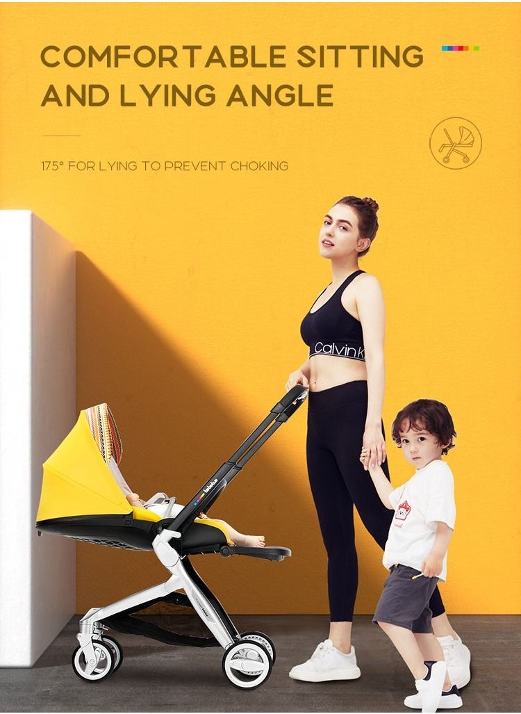 bebebus - ART+ Stroller yellow color from bebebus - Image 1