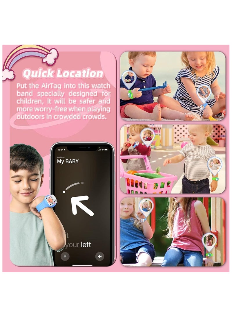 سوار Airtag للأطفال، ساعة Airtag مضادة للسقوط للأطفال، حامل Airtag للأطفال - Image 2
