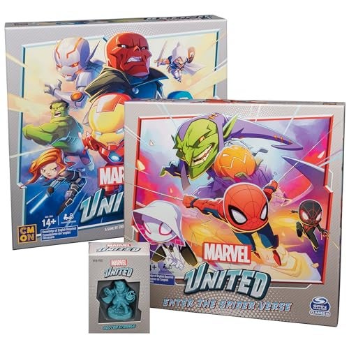 Spin Master Games Marvel United, Superhero Card Strategy Board Game Comic Bundle with Spiderman and Dr. Strange Expansion, for Adults & Kids Ages 14+ (Amazon Exclusive) - Image 4