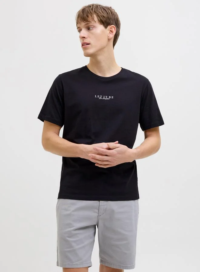 JJ Rebel JJ REBEL Graphic Print Crew Neck T-Shirt
