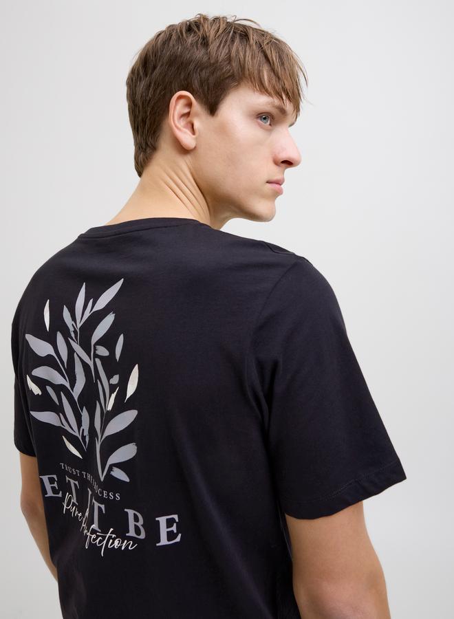 ريبل تيشيرت بطبعة جرافيك وياقة ضيقة - Image 2