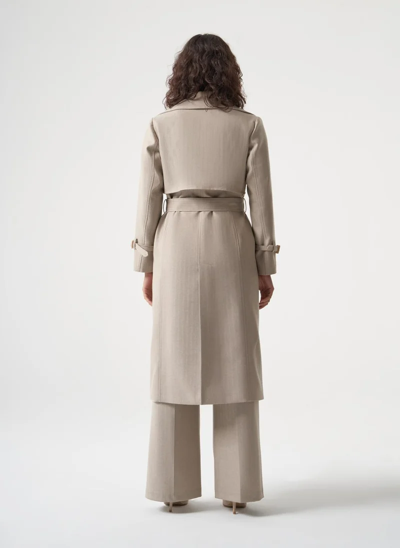 MIZALLE Baliksirti Trench Coat