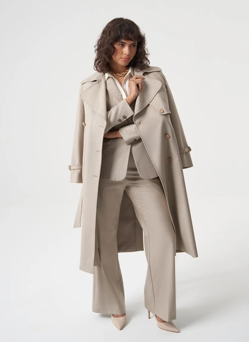 MIZALLE Baliksirti Trench Coat