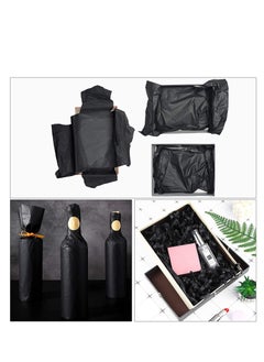 MARKQ Black Gift Wrapping Tissue Paper Sheets for DIY Crafts, Gift Bags, Holidays, Birthdays, 50 x 75 cm (50 Sheets)  - Image 3