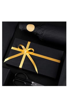 MARKQ Black Gift Wrapping Tissue Paper Sheets for DIY Crafts, Gift Bags, Holidays, Birthdays, 50 x 75 cm (50 Sheets)  - Image 5
