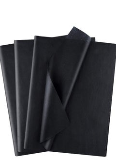 MARKQ Black Gift Wrapping Tissue Paper Sheets for DIY Crafts, Gift Bags, Holidays, Birthdays, 50 x 75 cm (50 Sheets)  - Image 1