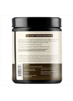 Terra Origin Collagen Protein Bone Broth Powder, Natural Collagen from Real Whole Food Sources with 17g Protein, for Hair, Skin, Nail and Joint Support, 20 Servings, Chocolate  - Image 3