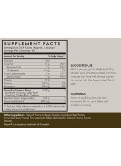 Terra Origin Collagen Protein Bone Broth Powder, Natural Collagen from Real Whole Food Sources with 17g Protein, for Hair, Skin, Nail and Joint Support, 20 Servings, Chocolate  - Image 2
