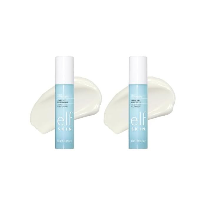 e.l.f. SKIN Holy Hydration! Hydro-Gel Moisturizer,Hydrates & Moisturizes Skin for a Plumped Up Complexion,Lightweight & Quick-Absorbing,1.76 Oz,(Pack of 2)