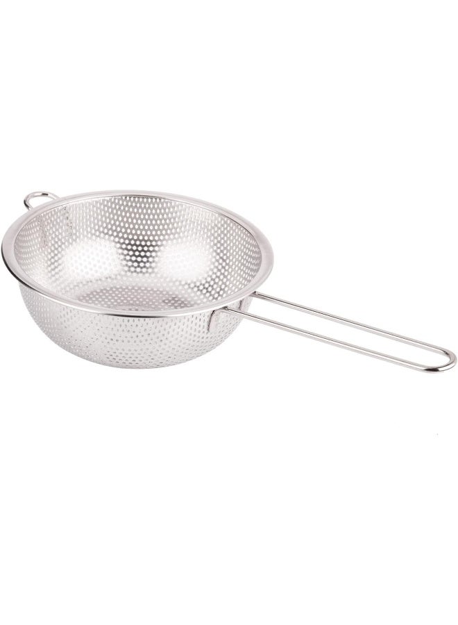 AKDC Steel Strainer 19Cm X 19Cm X 6Cm Silver Colour - Image 1