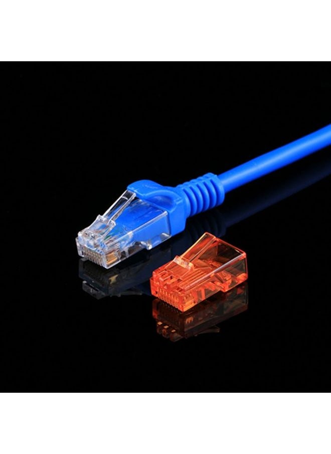 BURAQ 100 PCS Anpwoo Amp01 RJ45 Connector Modular Plug(Orange)  - Image 3