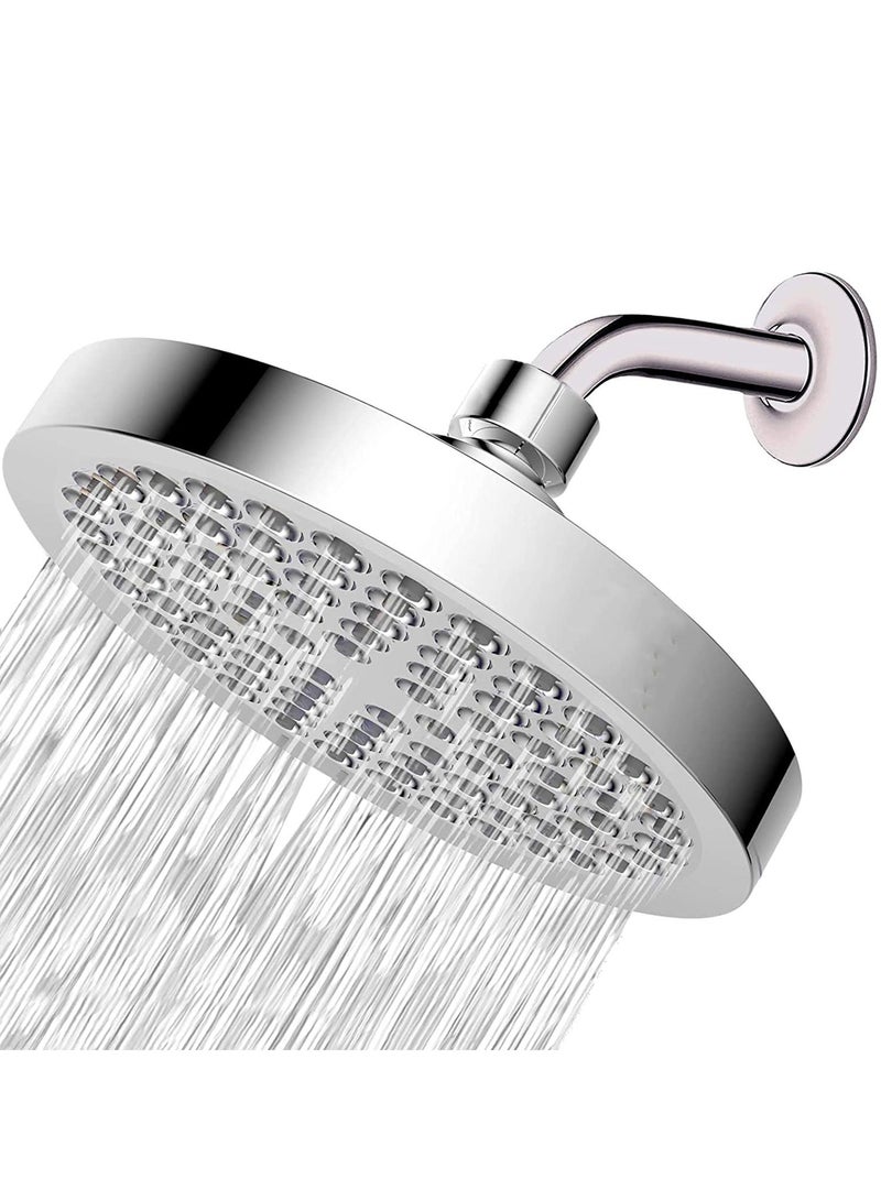 Sweet seven Modern Chrome Look Shower Head - High-Pressure Rain, Easy Installation, Replacement for Bathroom, Elevate Your Shower Experience - Image 1