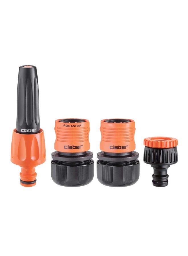 كلابر مسدس رش، 2 وصلة 3/4 + جلبة بسن 3/4 إلي 1/2، 88270000 – اسود برتقالي - Image 2
