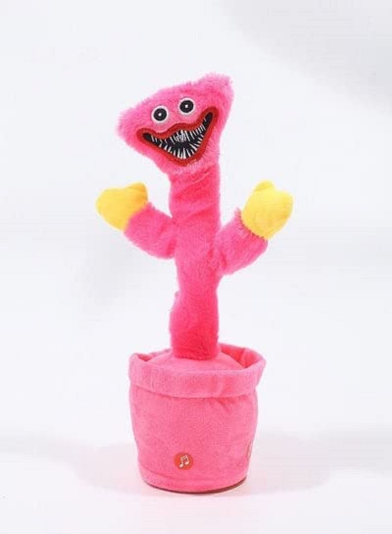 Poppy Playtime Toy Huggy Wuggy Singing Dancing Recording Figure Doll Plush Puppet - Image 1