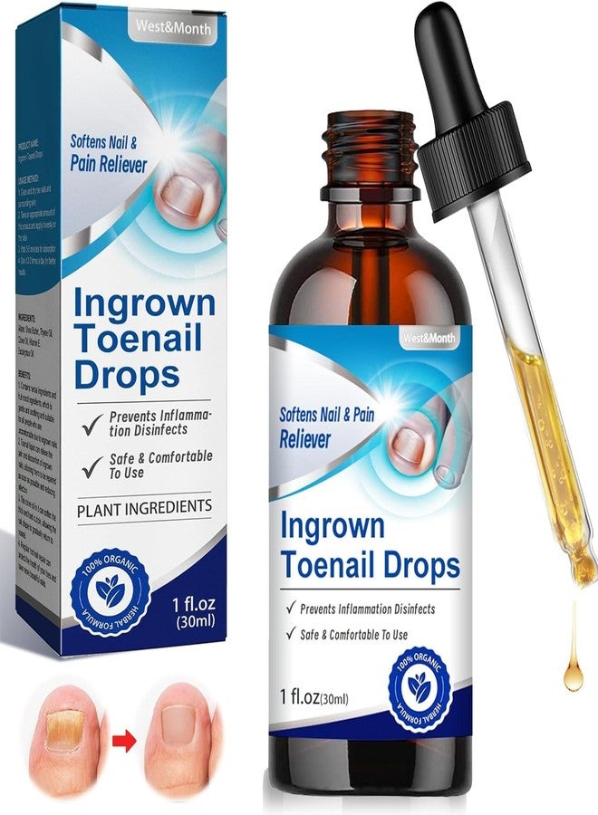 SYLVERA Nail Softener & Ingrown Toenail Relief Drops | Helps Ease Pain, Swelling & Discomfort | Daily Nail Care Solution 30ml (Pack Of_1) - Image 1