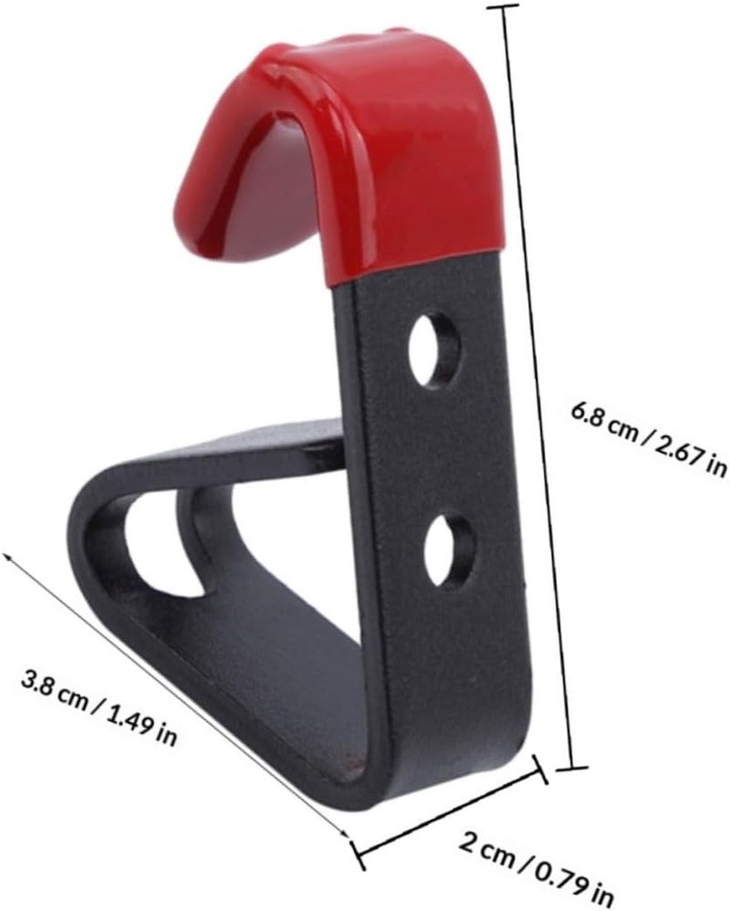 KICHOUSE 2pcs Wall Mounted Wheel Rim Display Hooks Steel Car Tire Hook Rack for Auto Repair Shops Garage Storage Organizer in Two-Tone Finish - Image 2