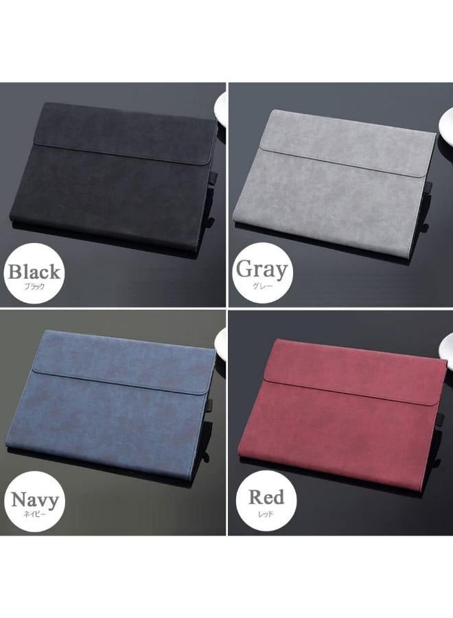 Protective Case for Microsoft Surface Pro 8 Tablet, Surface pro 8 13 inch Case Cover, Compatible with Type Cover Keyboard, Business Cover with Pen Holder Accessories,Blue - Image 4