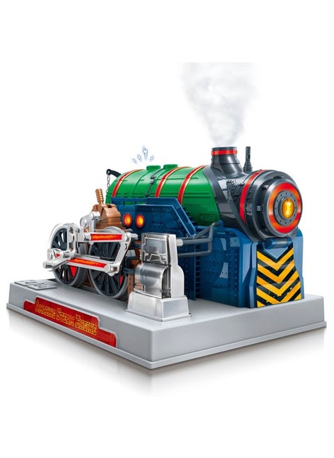 Train Steam Engine Model Kit To Build For Kids With Real Steam Stem Science Kits For Kids Model Engine Kits For Adults And Educational Hobby Gift Mini Engine Set Engineering Toy Boys & Girls