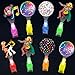 Oitnlaughter 36Pcs 1970s Disco Retro LED Finger Lights 70s Party Favors Glow in the Dark Light Up Finger Lights Y2k Themed Toys Bulk for Kids Birthday Party Goodie Bag Stuffer Birthday Gifts Classroom Prize - Image 2