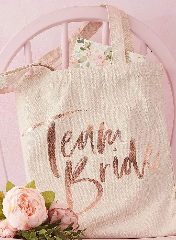 Ginger Ray Ginger Ray Team Bride Tote Bag - Bridal Party Gift