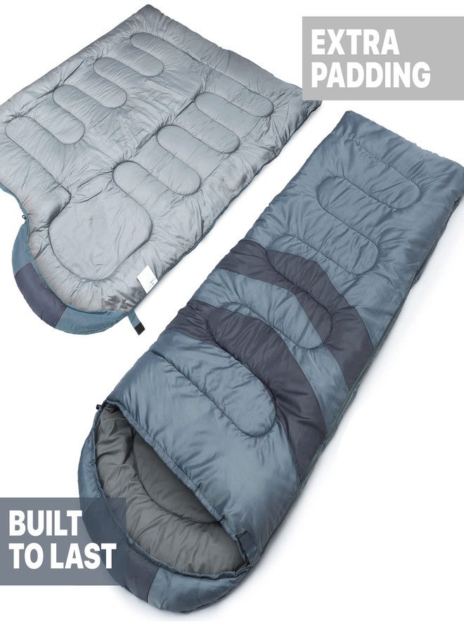 MalloMe Sleeping Bags for Adults Cold Weather & Warm - Backpacking Camping Sleeping Bag for Kids 10-12, Girls, Boys - Lightweight Compact Camping Gear Must Haves Hiking Essentials Sleep Accessories - Image 3