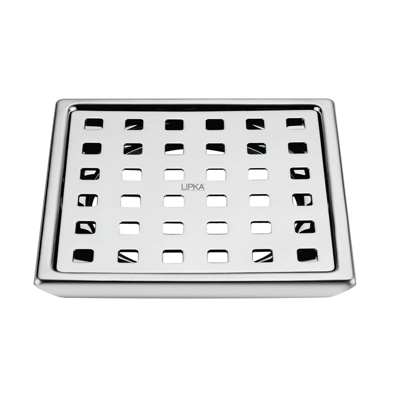 Lipka مصرف الأرضية المربع ديلتا ديلوكس من ليبكا، ستانلس ستيل فائق الجودة 5 × 5 بوصات - Image 5