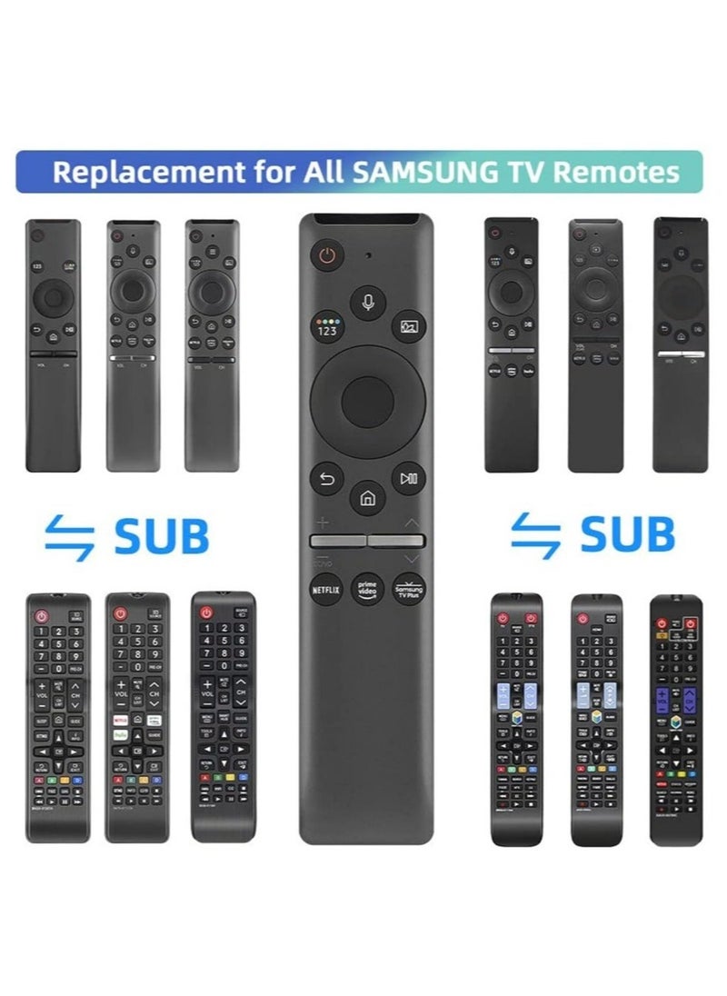 Raxoom Universal Voice Remote Control for Samsung TV Remote All Samsung LED LCD TV 4K 3D Curved Smart TVs with Shortcut Buttons for Netflix Prime Video - Image 3