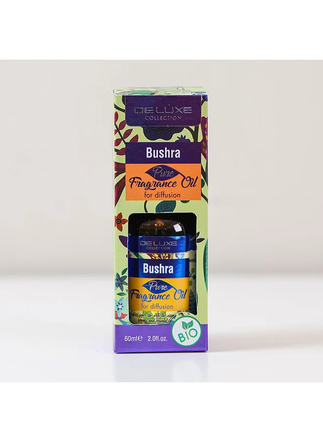 DANUBE HOME Pure And Natural Deluxe Bushra Fragrance Oil Fragrance Oil For Diffusion ideal For Improving The Air Quality60Ml