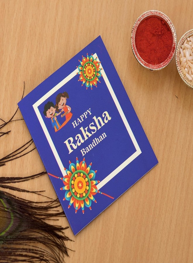 Pride Store Rakhi, Rakhi for brother Pack of (4 Rakhi, 1 TilaK Pack, 1 Greeting Card) - Image 3